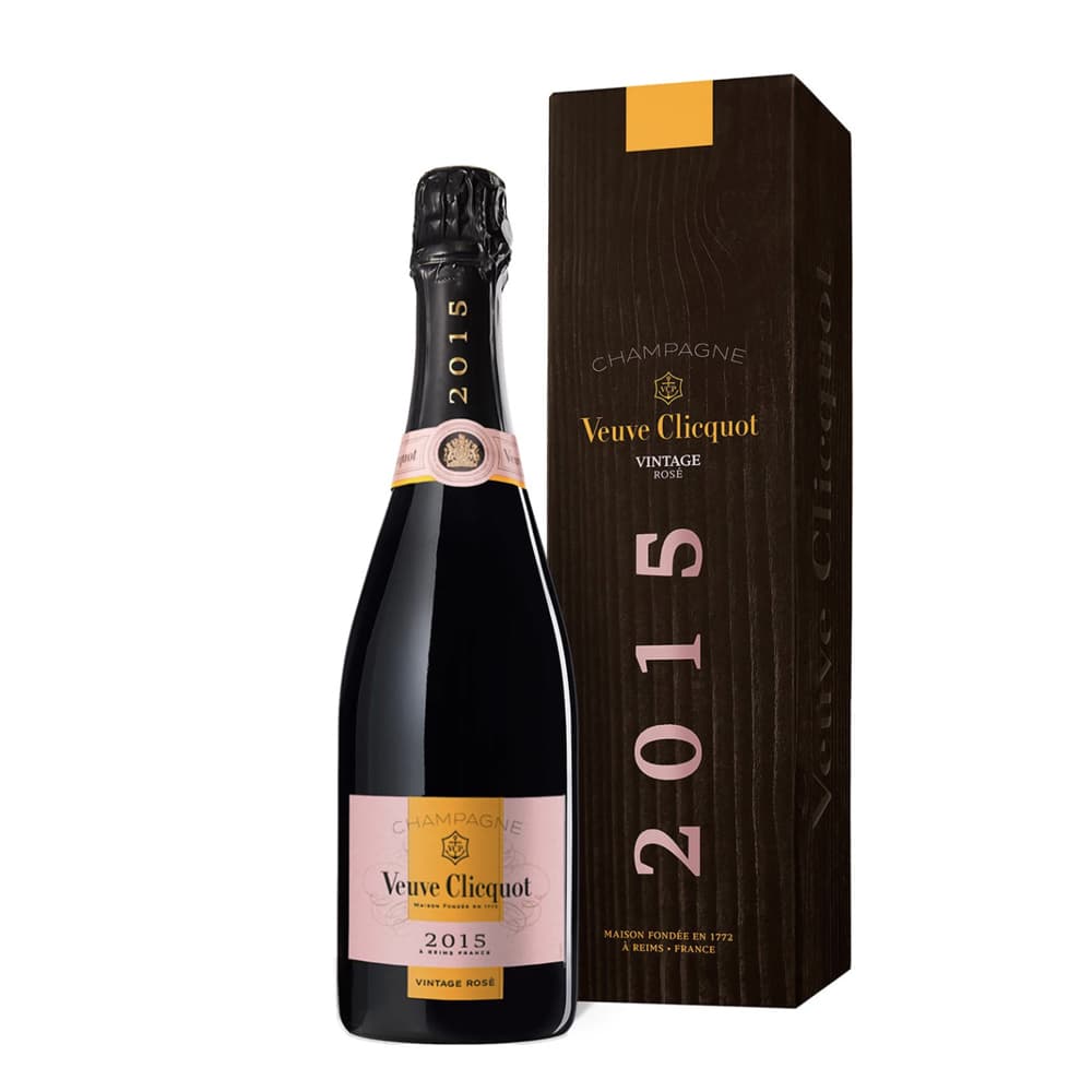 Veuve Clicquot Rosé 2015 Vintage Champagne-750ML