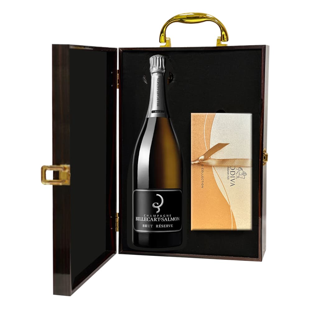 Billecart-Salmon Brut Reserve & Godiva 8 Pc Chocolate Gift Box