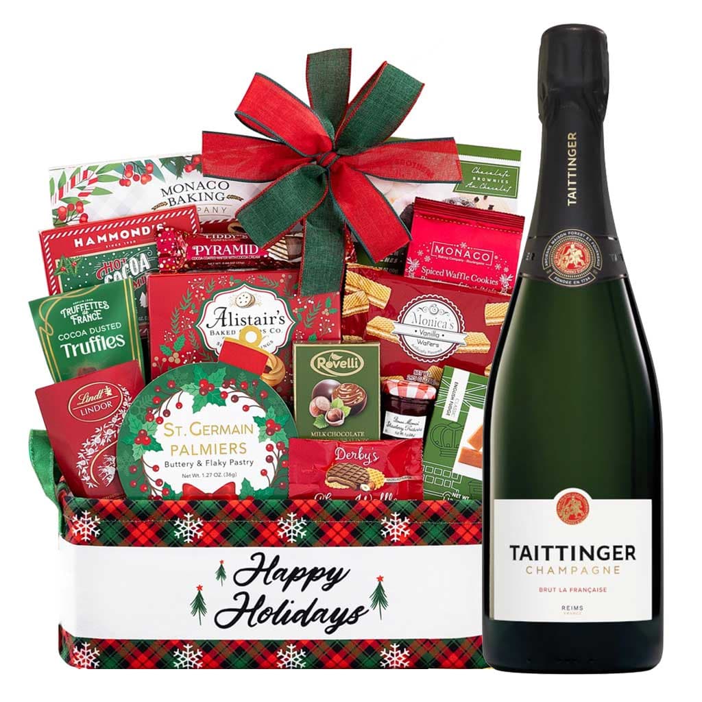 Holiday Season's Special Taittinger Champagne Gift Basket
