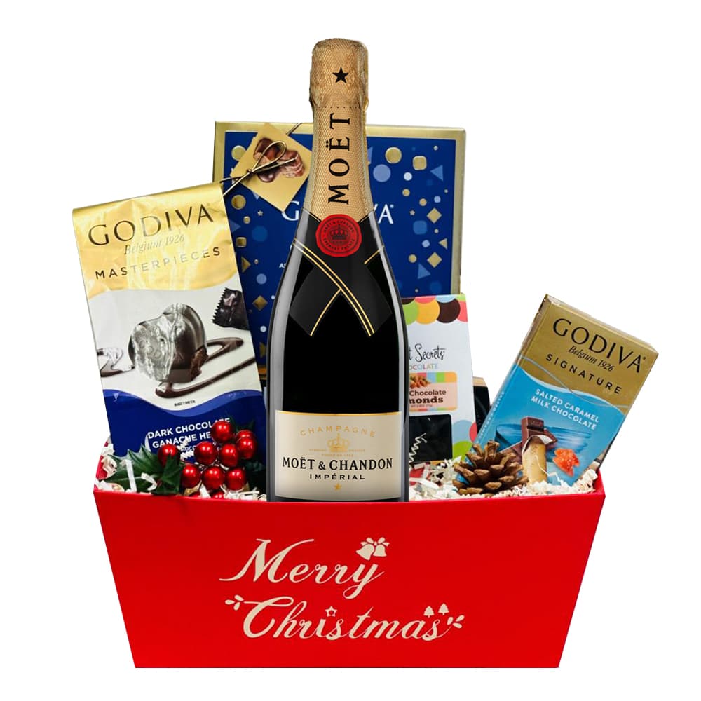Moet & Chandon Xmas Wishes Gift Basket