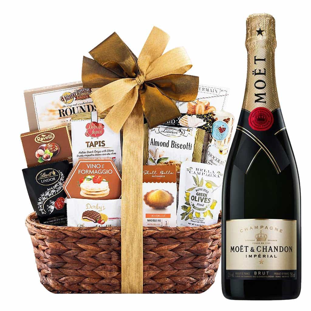 Moet & Chandon Imperial Brut Champagne And Gourmet Basket