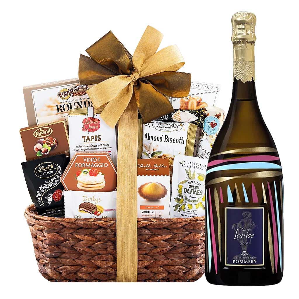 Pommery Cuvee Louise Bon Appetit Champagne Basket