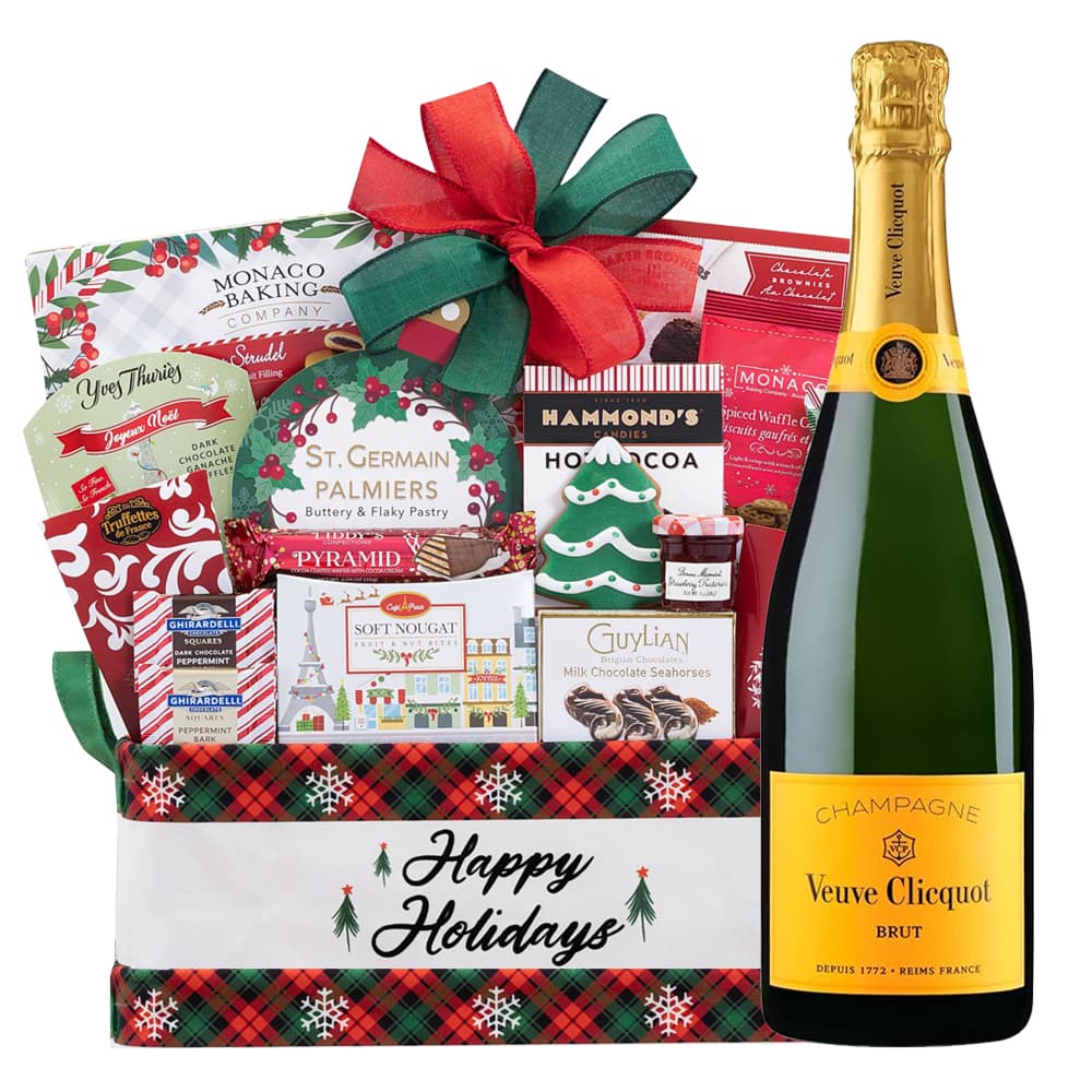 Holiday Season's Special Veuve Clicquot Gift Basket