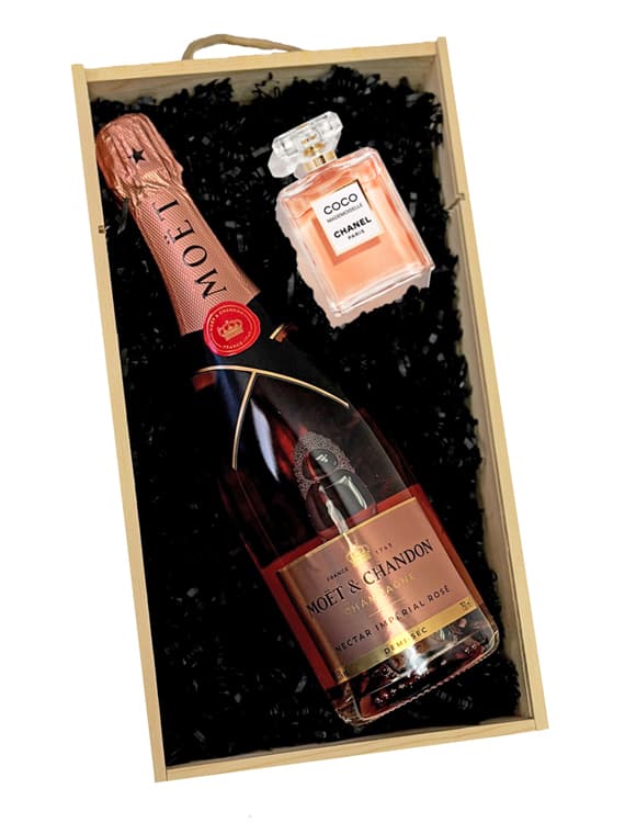 Moët Nectar Impérial Rosé & COCO Chanel Perfume Gift Set