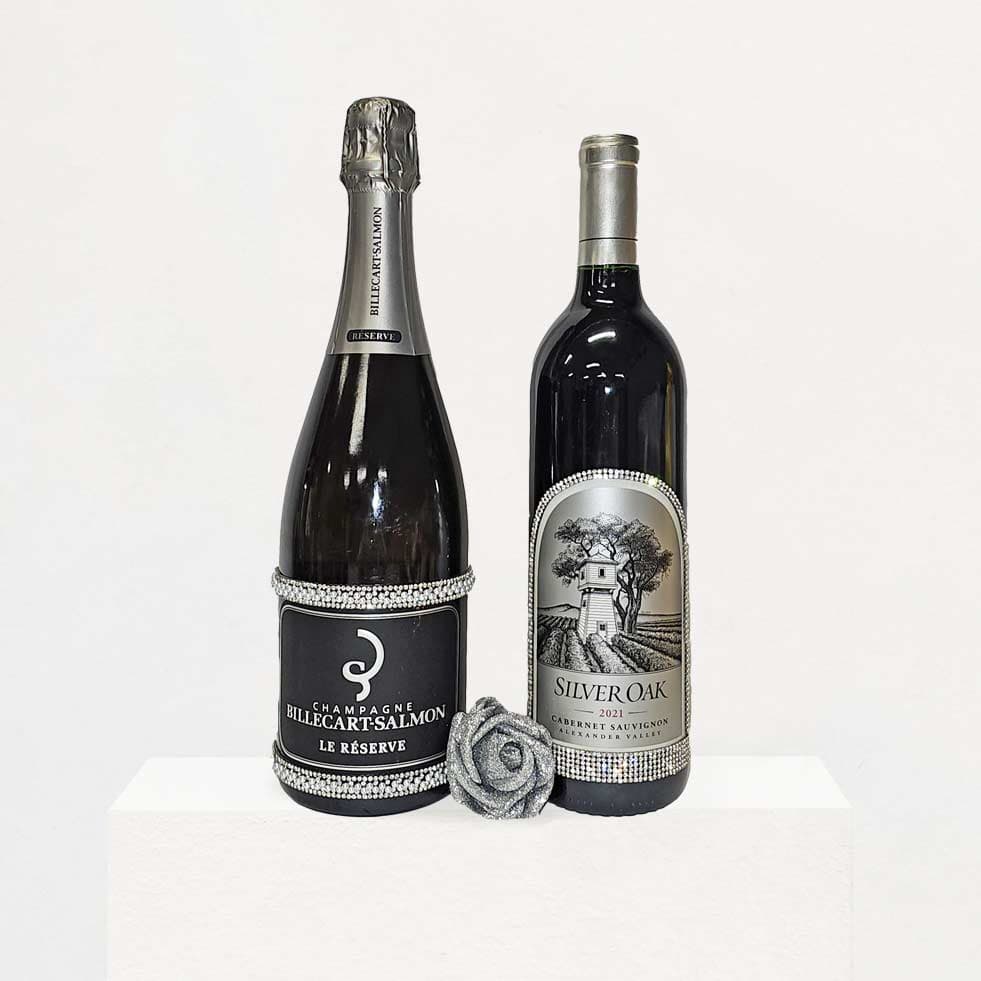 Billecart-Salmon Le Reserve & Silver Oak Alexander Valley Wedding Set