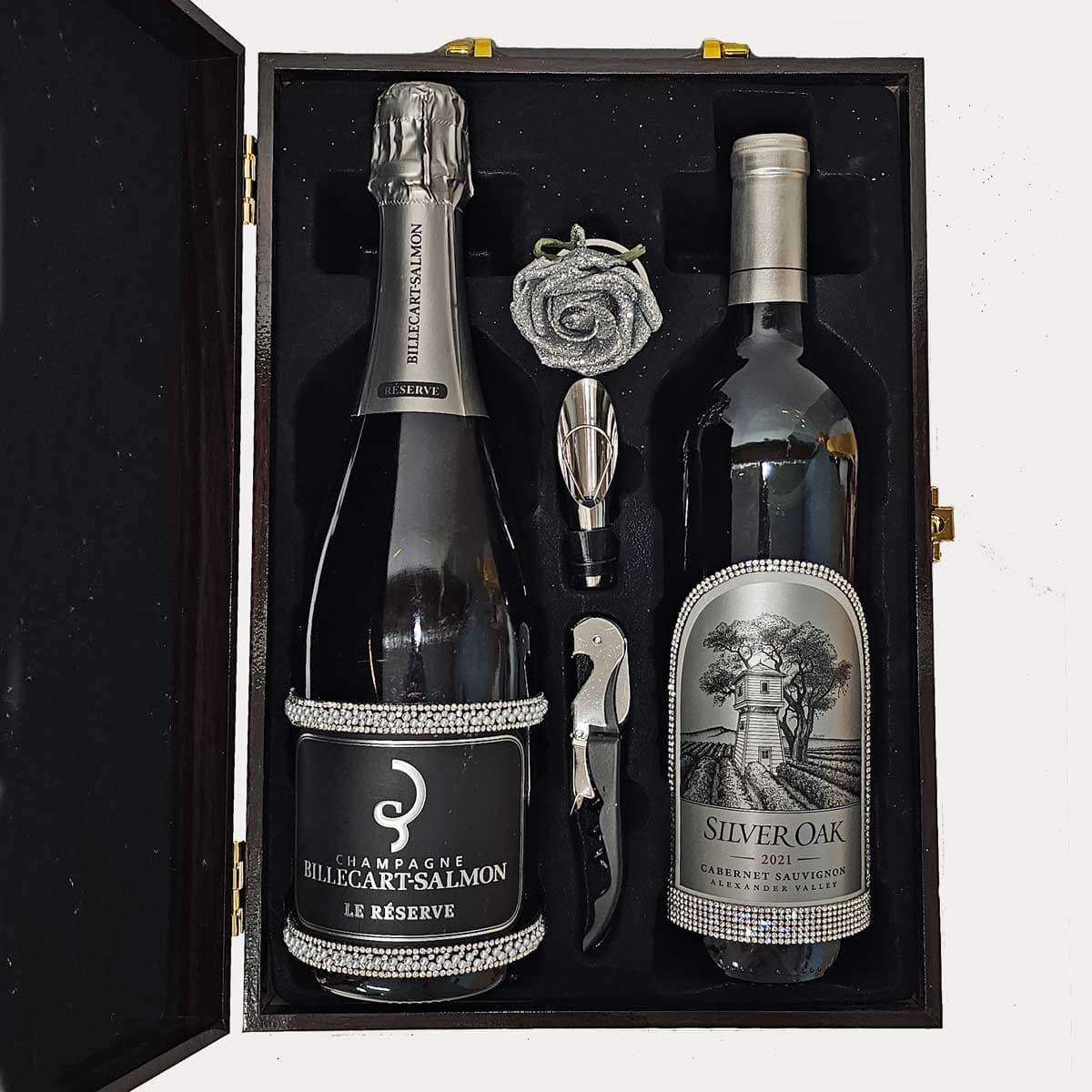 Billecart-Salmon Le Reserve & Silver Oak Alexander Valley Wedding Set