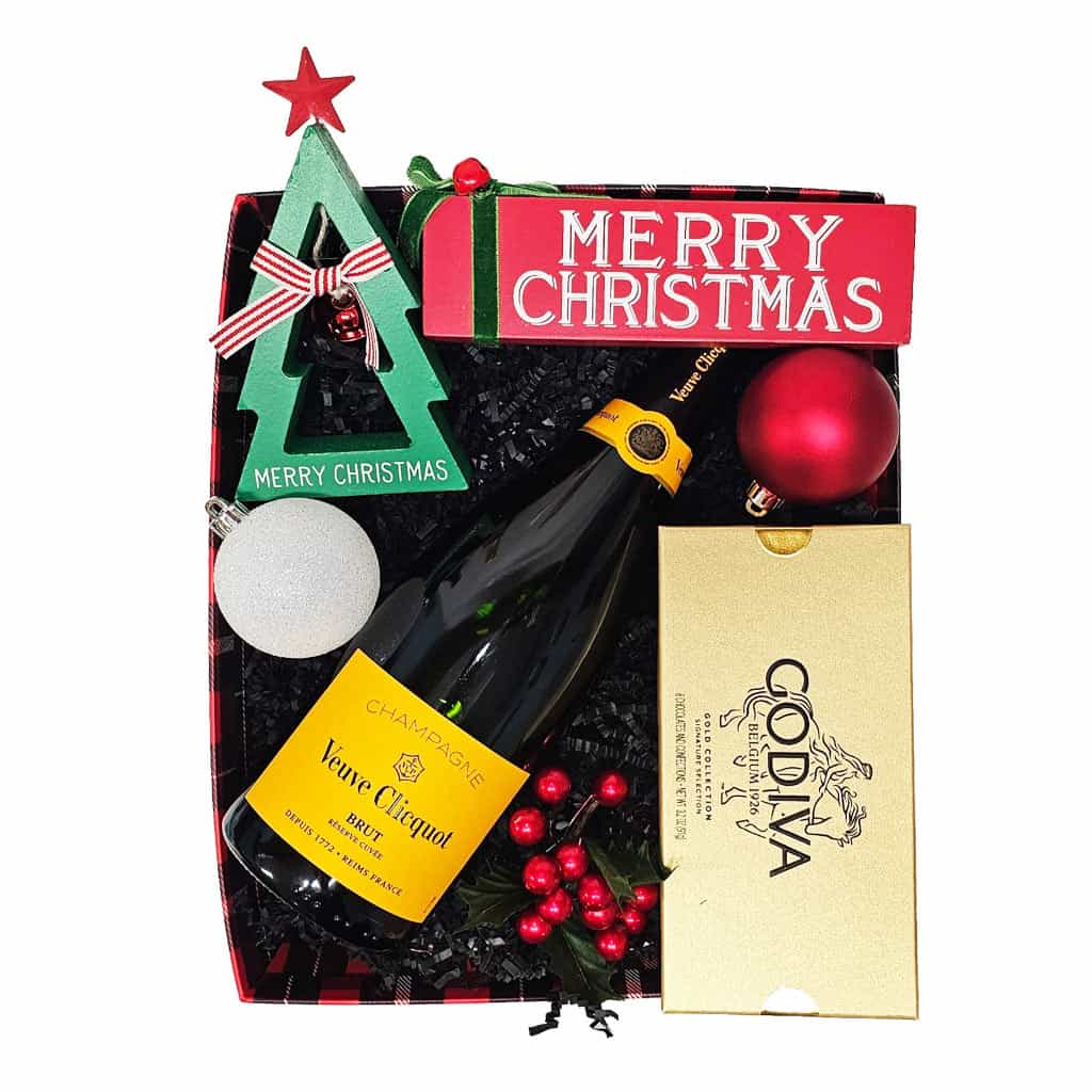 Christmas Special Veuve Clicquot Brut Champagne Gift
