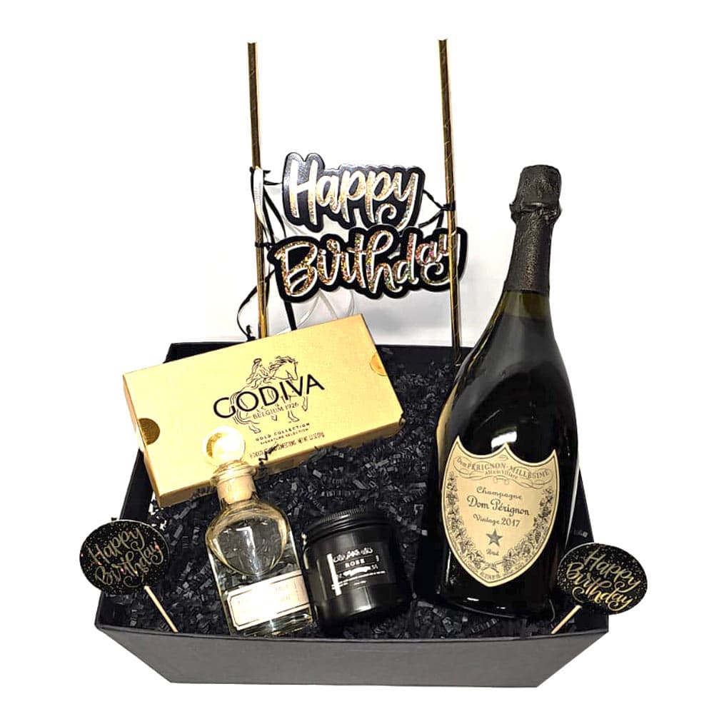 Dom Perignon Birthday Champagne Gift Set