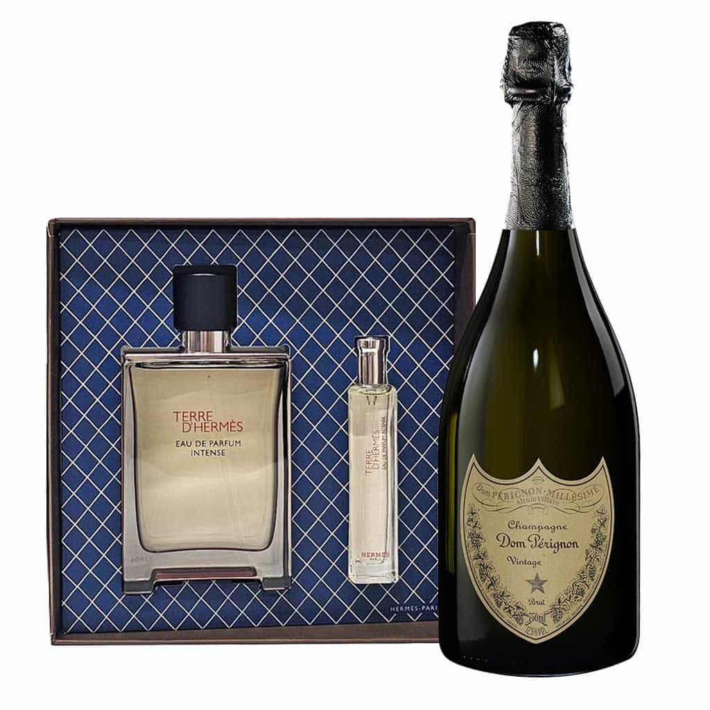 Dom Perignon & Terre d’Hermes Eau de Parfum Intense Gift Set