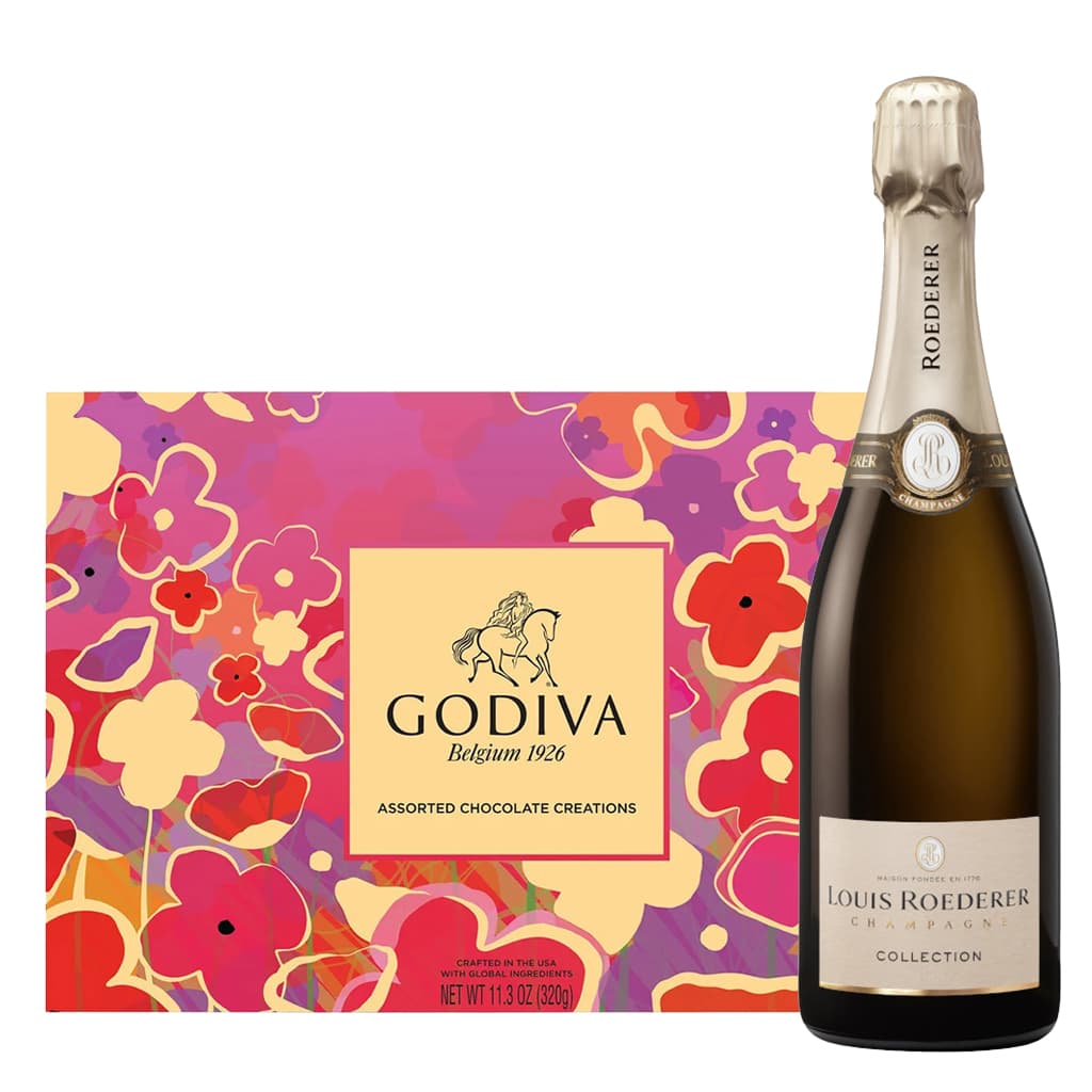 Louis Roederer Collection 245 Champagne & Godiva Gift Set