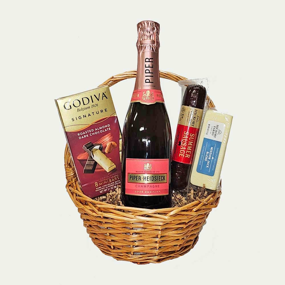 Piper-Heidsieck Cuvee Rose Brut Mini Gift Basket