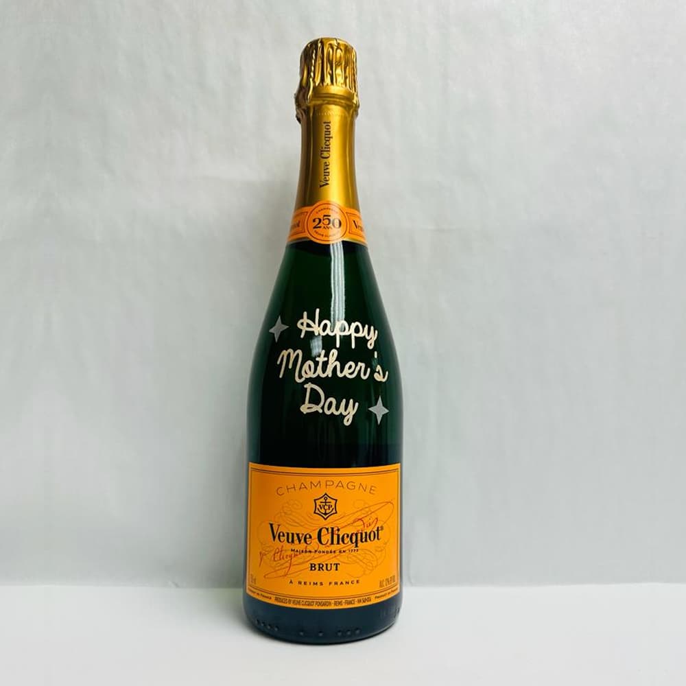Personalized Veuve Clicquot for Mother's Day