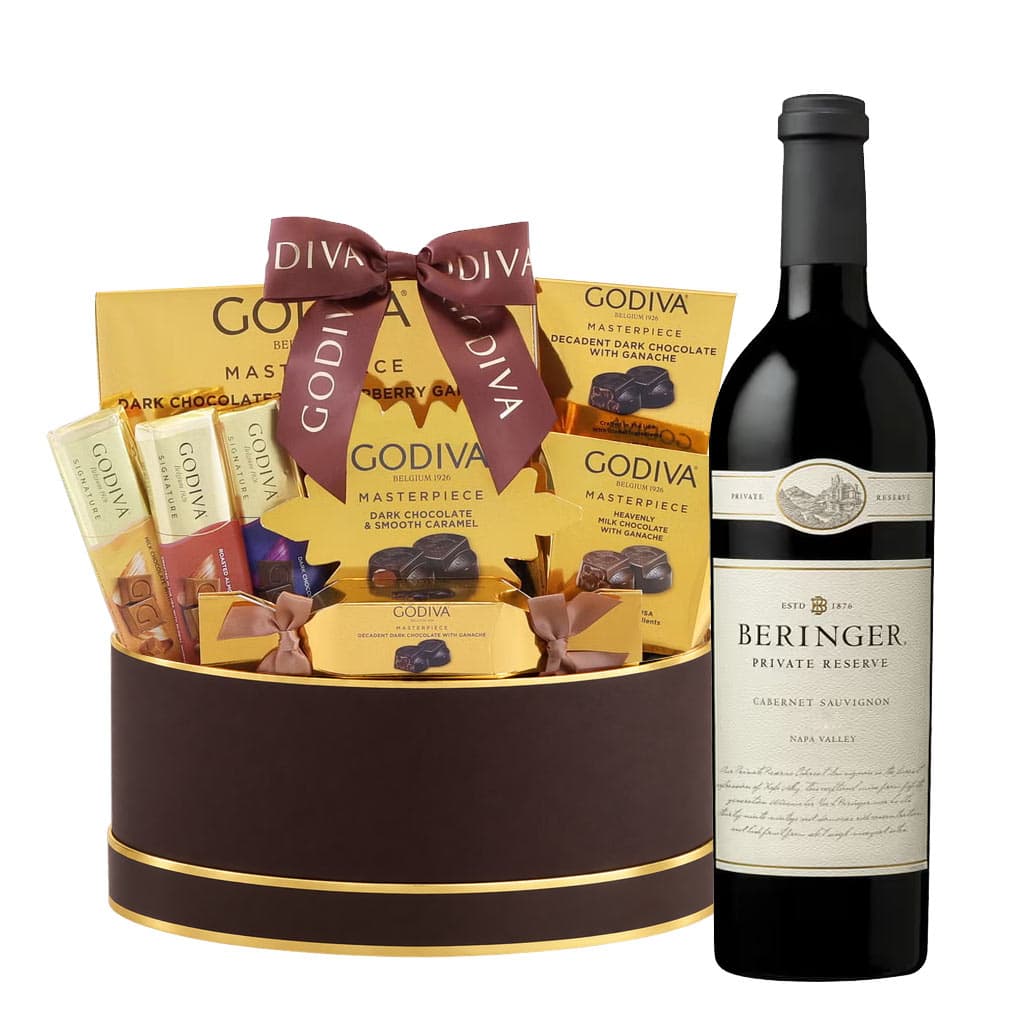 Beringer Private Reserve Cabernet Napa Valley Wine Gift Basket