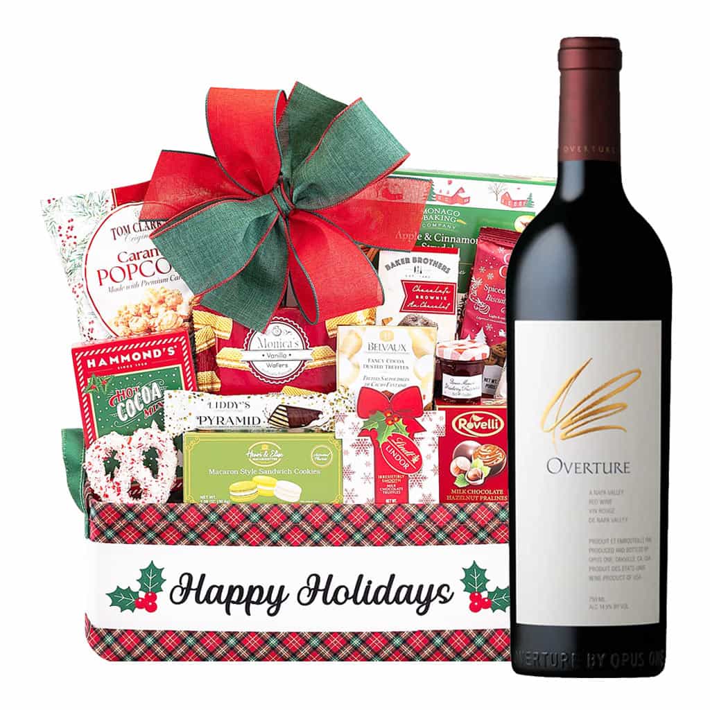Holiday Season's special Opus One Overture Red Wine Gift Basket