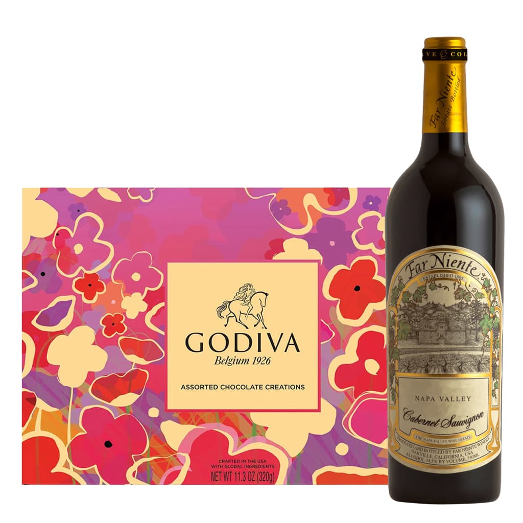 Far Niente Wine & 26 PC Godiva