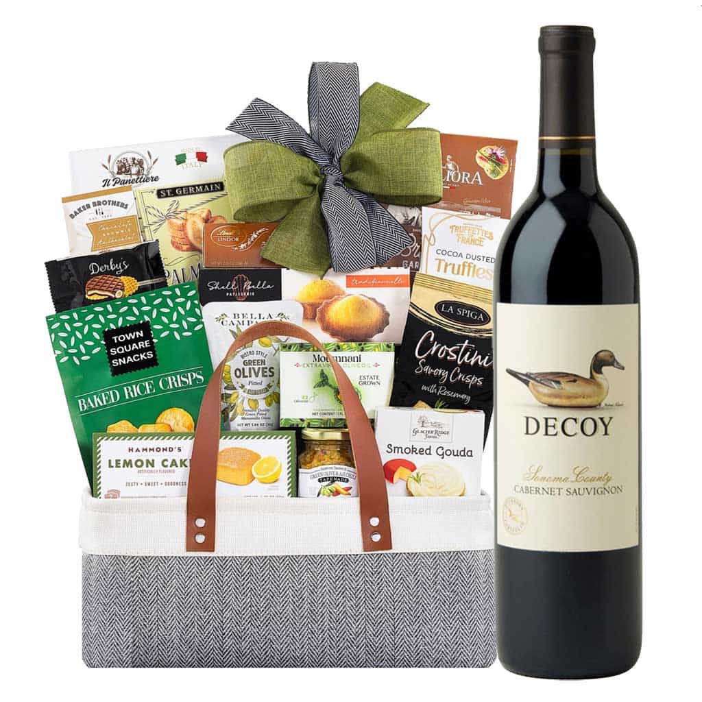 Decoy Wine Gift Basket