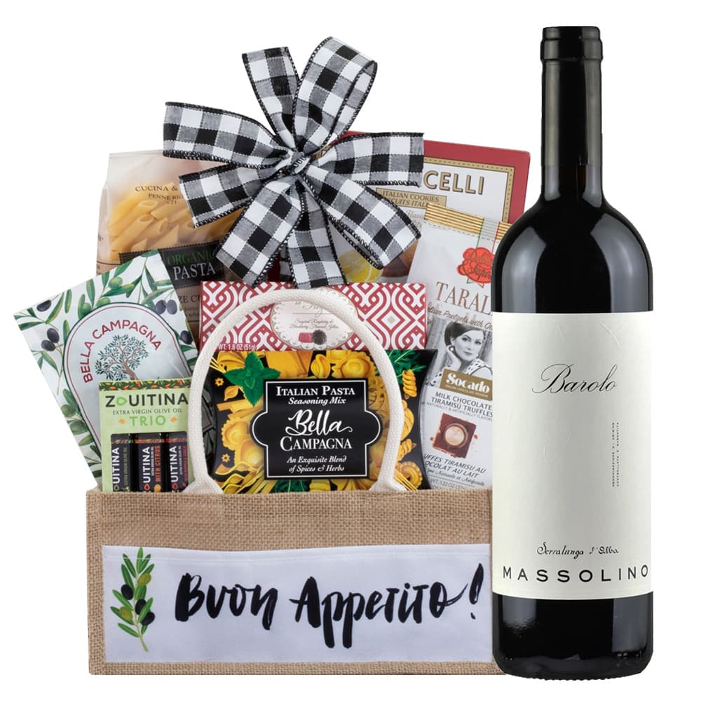Massolino Barolo Serralunga And Italian Gift Basket