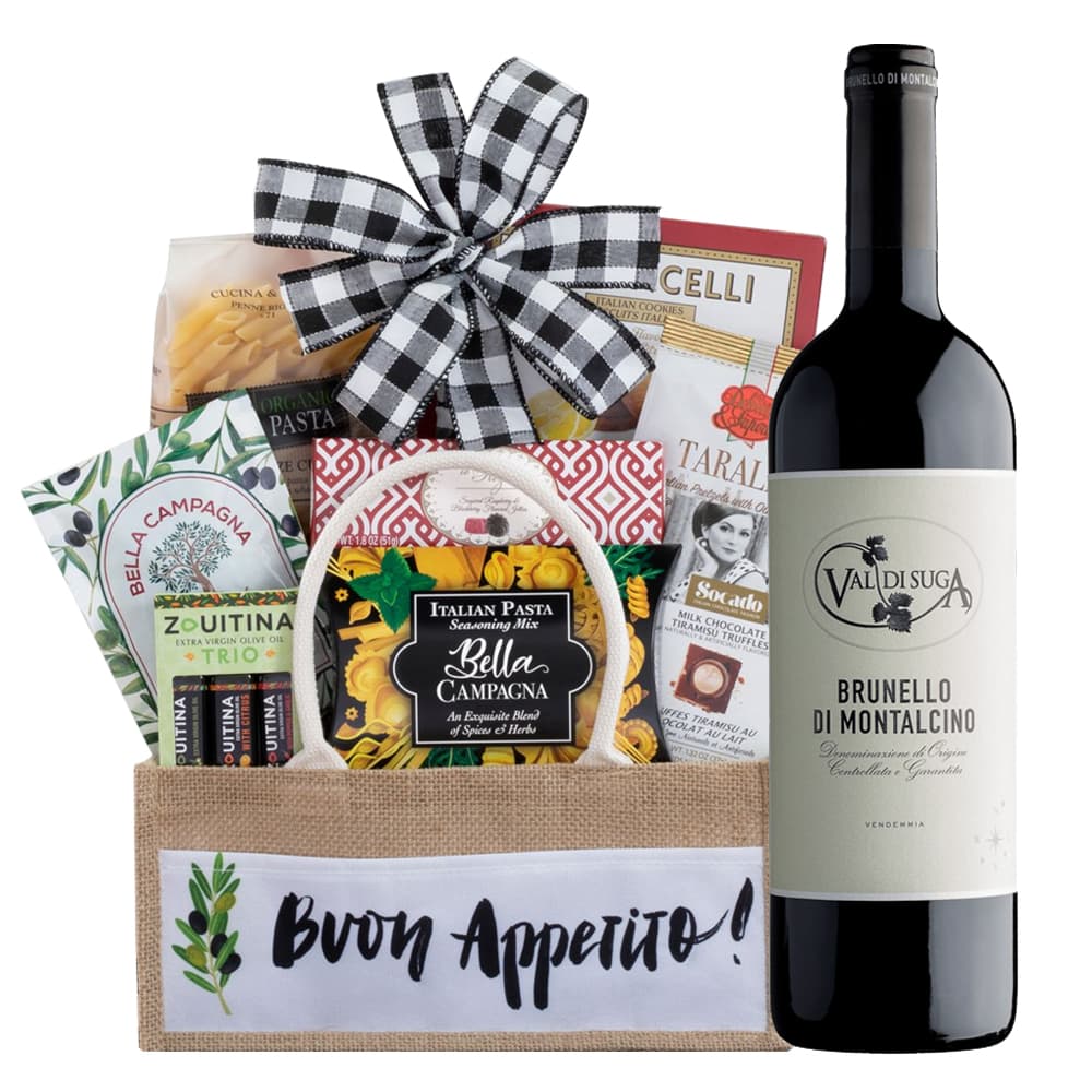 Val Di Suga Brunello Di Montalcino And Italian Gift Basket