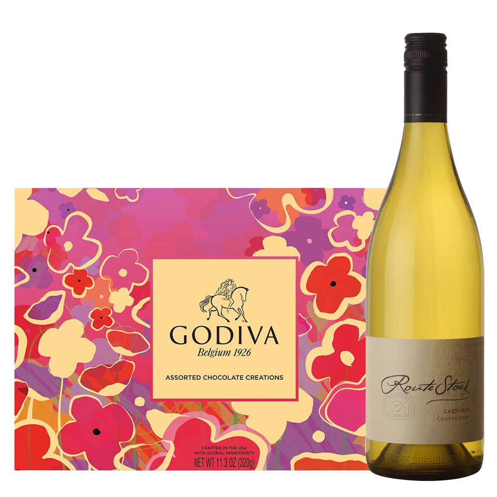 RouteStock Route 121 Chardonnay & Godiva Set RouteStock Route 121 Chardonnay & Godiva Set