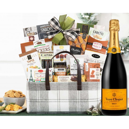 The Connoisseur Gift Basket With Veuve Clicquot The Connoisseur Gift Basket With Veuve Clicquot