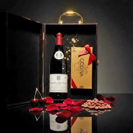 Louis Latour Romanée-Saint-Vivant Grand Cru Wine & Godiva Chocolate Gift Set