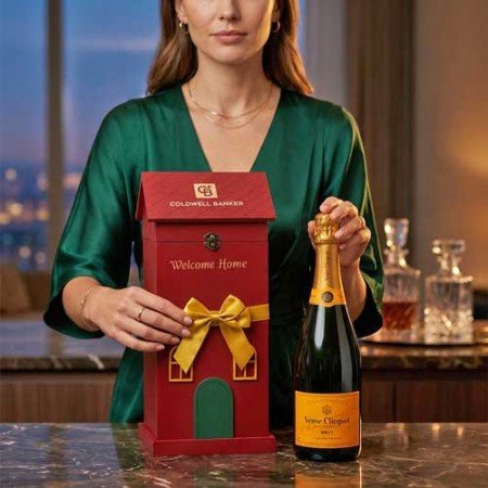Veuve Clicquot Champagne Housewarming gift Box