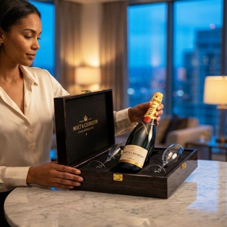 Moët & Chandon Brut Imperial Champagne And Flutes Gift Set
