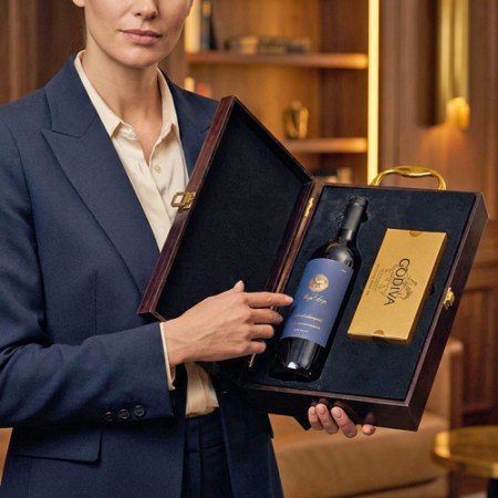 Stags' Leap Reserve Cabernet And Godiva Chocolate Gift Box