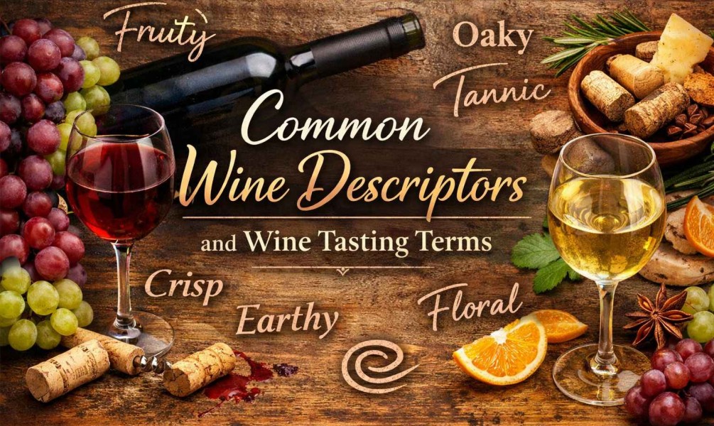 Common Wine Descriptions and Wine Tasting Terms