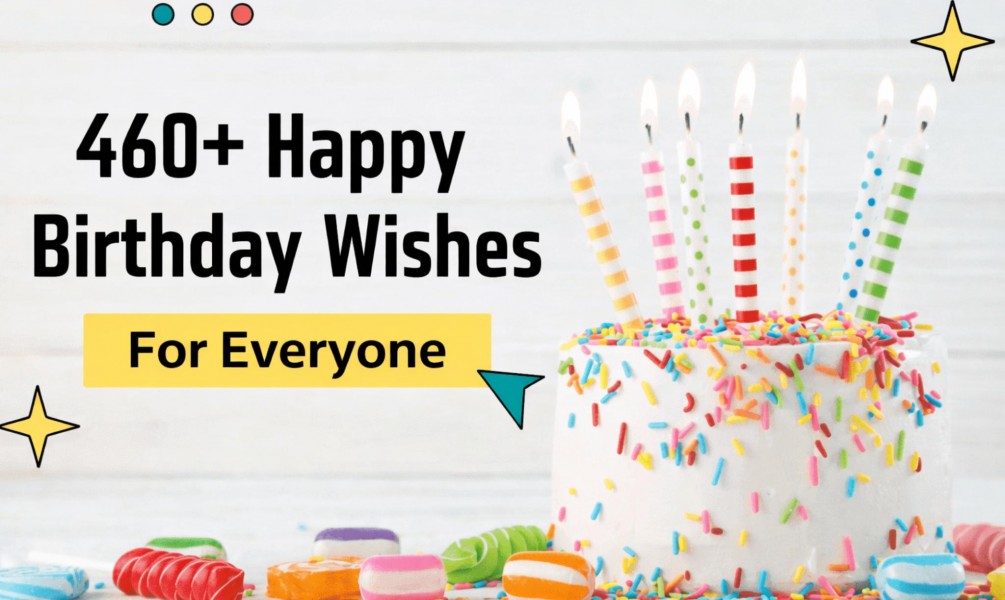 460+ Happy Birthday Wishes For Everyone