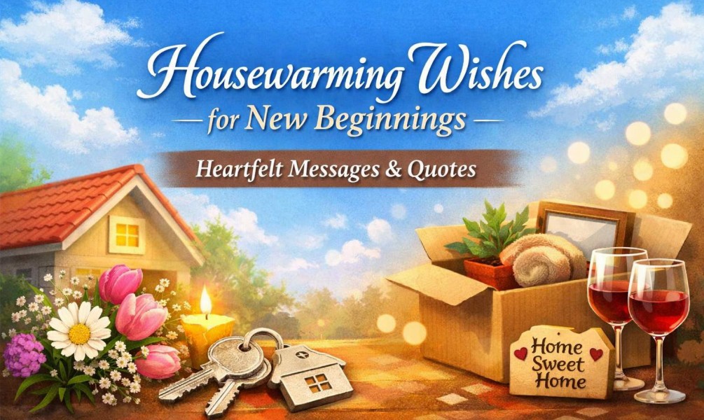 170 Housewarming Wishes & Quotes to Write in a Card