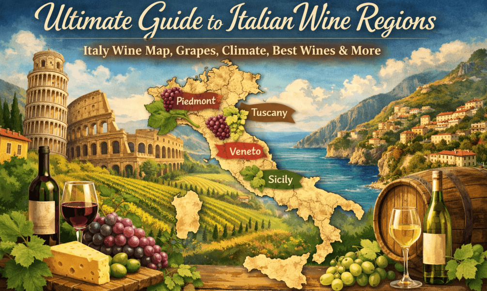 Ultimate Guide to Italian Wine Regions — Italy Wine Map, Grapes, Climate, Best Wines & More