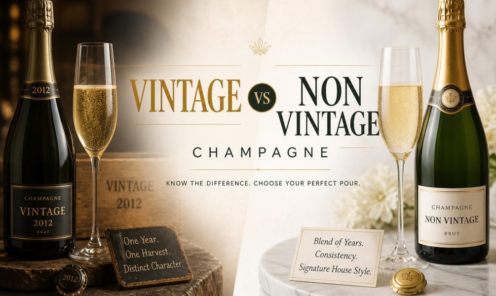 Vintage vs Non-Vintage Champagne: Key Differences Explained