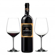 La Croix Ducru Beaucaillou Red Wine with Riedel Glasses