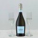 Crystal Design Sparkling Wine And Flutes Gift Set
