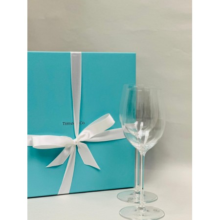 Tiffany & Co. Wine Glasses Set Of Two Tiffany & Co. Wine Glasses Set Of Two