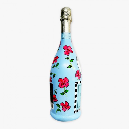 Hand-Painted La Marca Prosecco Birthday Bottle
