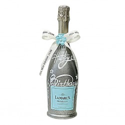 Hand-Painted Birthday Wishes La Marca Prosecco