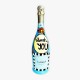 Thank You Hand-Painted La Marca Prosecco Bottle