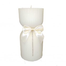 White wedding candle