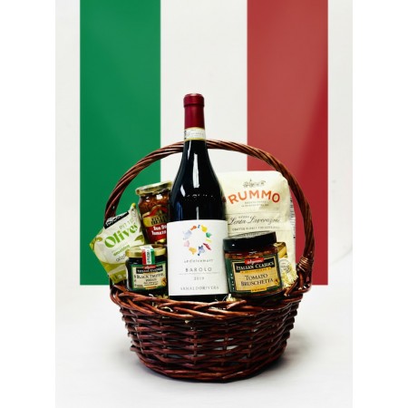 Barolo Arnaldo Rivera Undicicomuni Italian Gift basket