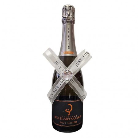 Billecart-Salmon Brut Nature Champagne – Decorative Ribbon Gift Edition