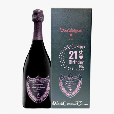 Personalized Dom Perignon Rose Champagne Personalized Dom Perignon Rose Champagne