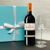Antinori Solaia And Tiffany Wine Glasses Set