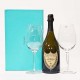 Dom Perignon and Tiffany Crystal Glasses