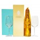 Louis Roederer Cristal Champagne and Tiffany Crystal Glasses