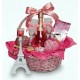 Pink Romance Gift Basket 