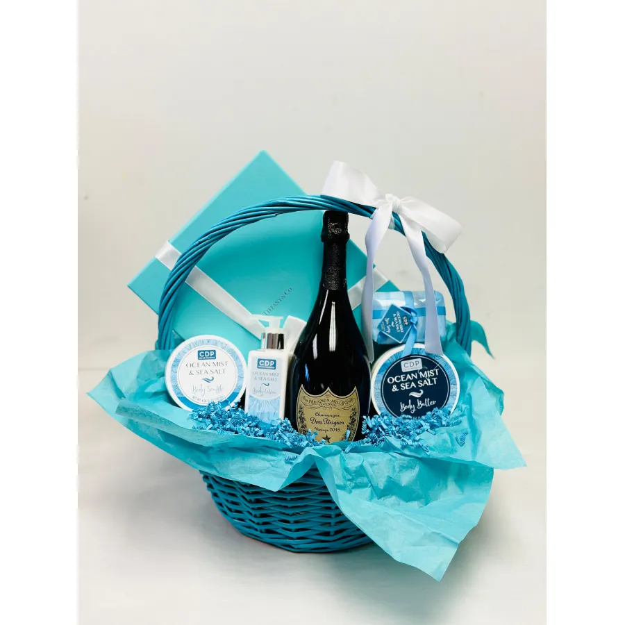 Dom Perignon Champagne Spa Basket