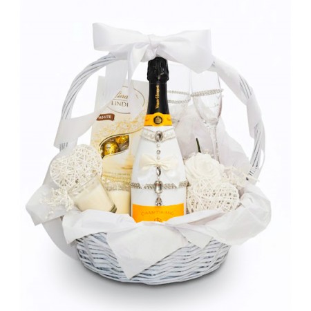 Veuve Clicquot Champagne And Wedding Gift Basket