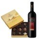 Barkan Reserve Cabernet Sauvignon Wine and 9 Pc Godiva Gift Set
